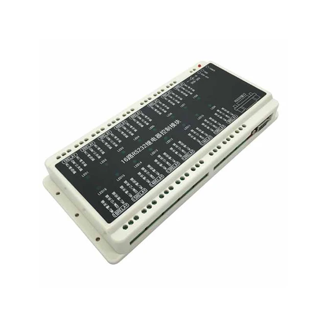 

A15-- 16 channel RS232 serial relay PLC controller module smart home switch power control