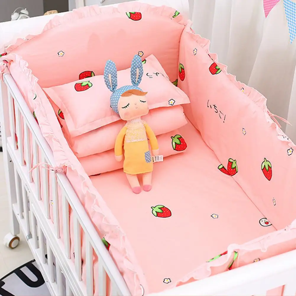 Kidlove 5 шт. набор постельных принадлежностей для кроватки, постельное белье для малышей, включает в себя бамперы для детской кроватки