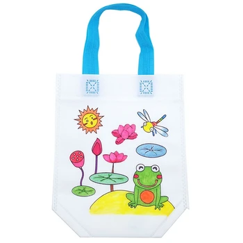 

DIY Non-woven Graffiti Bag Children Hand-painted Painting Materials Pre-a Pack-new Non-woven Bag
