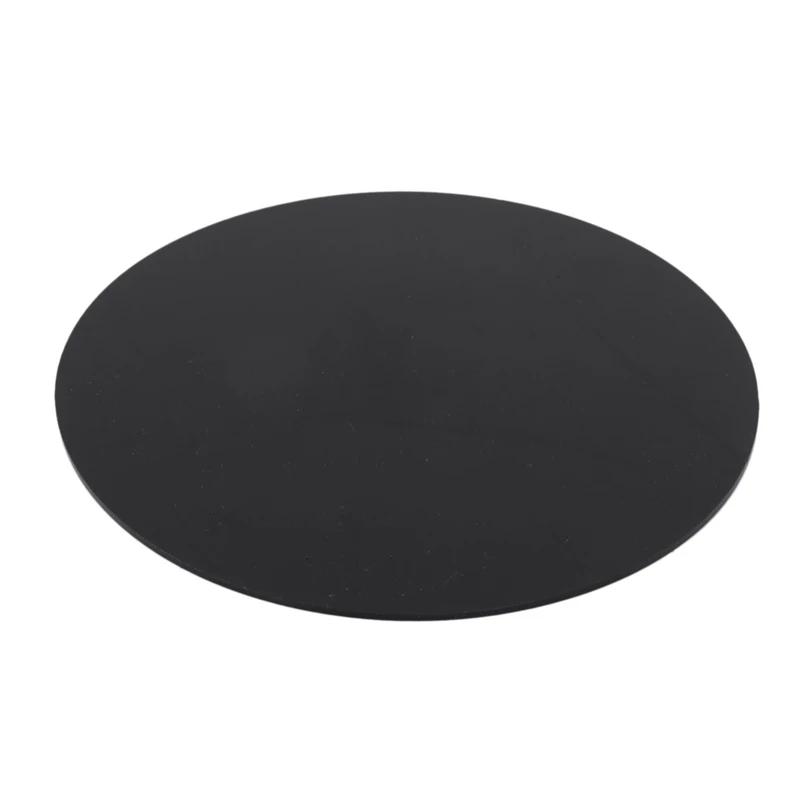 Черное 3 мм акриловое пластиковое круглое зеркало для лазерной резки