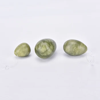 

New 1 Set of 3 JadeEggs Women Pelvic floor Muscle Kegel Exercise Vaginal Tightening exercise yoni egg ben wa ball