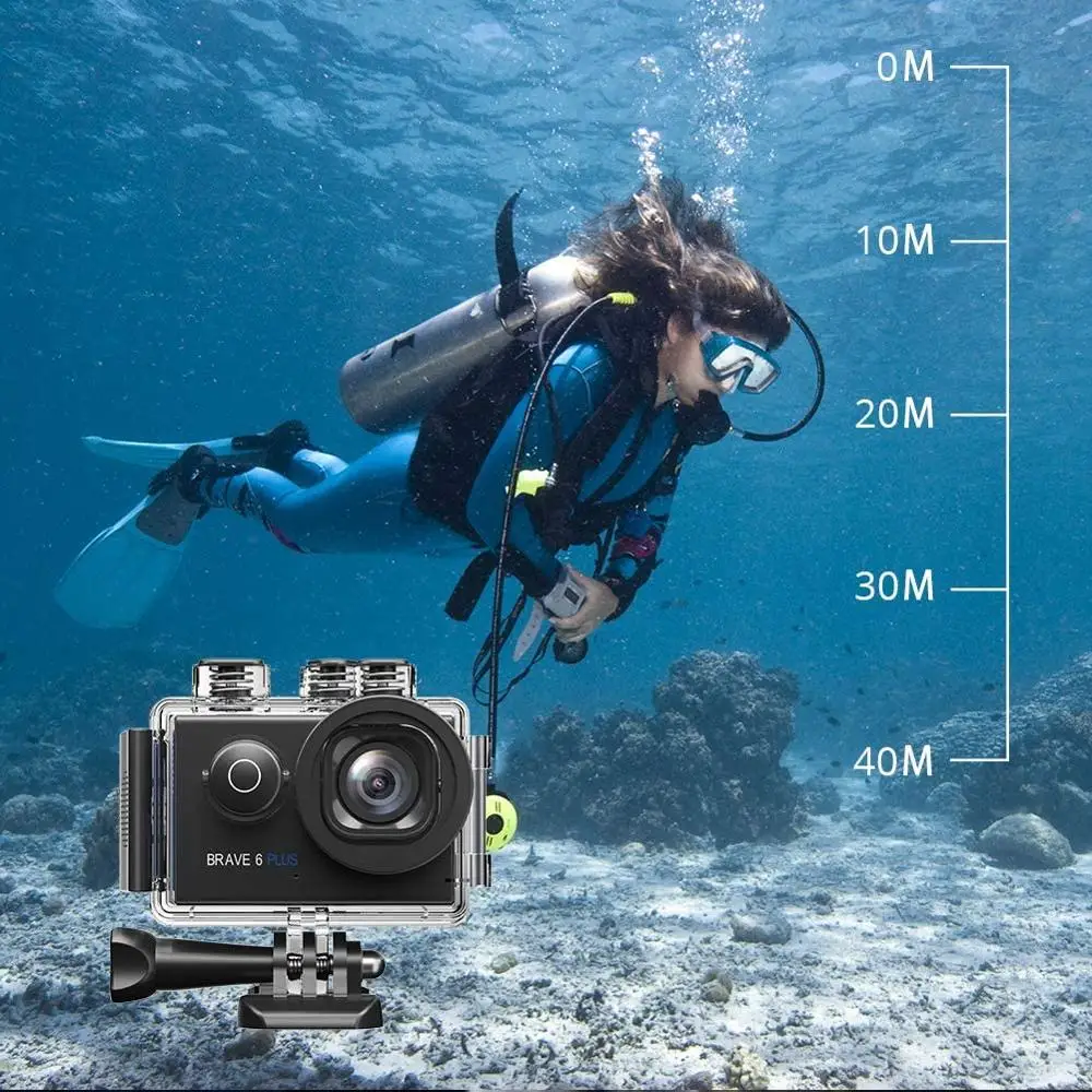 AKASO Brave 6 Plus WiFi Action Camera Native