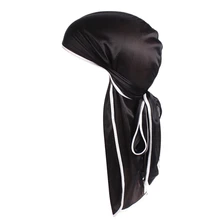 Пляжная кепка Doo Rags с длинным хвостом шелковистая Кепка Тюрбан повязка на голову бандана головные уборы одежда аксессуары