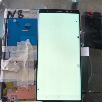 

Super Amoled For Samsung Galaxy Note8 Note 8 N9500 N950FD N950U Lcd Display Touch Screen Digitizer Assembly 6.3" With Black spot
