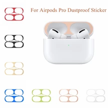 Металлическая защита от пыли для Apple Airpods Pro, наклейка, аксессуары для кожи, чехол для зарядки, чехол для Airpods Pro, защитная тонкая наклейка