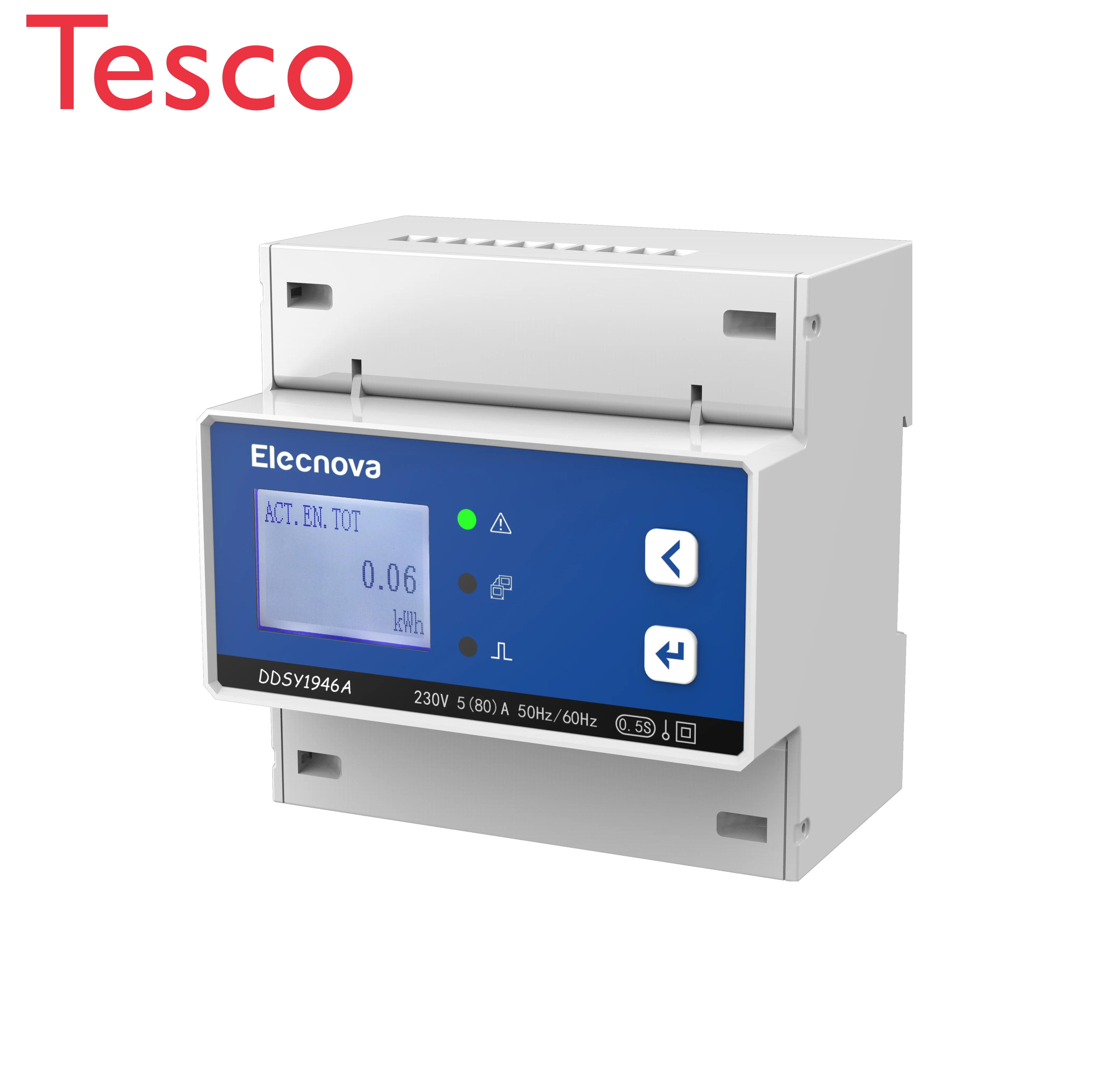 

Elecnova DDSY1946A LCD display RS485 Din rail smart single phase prepaid electric meter