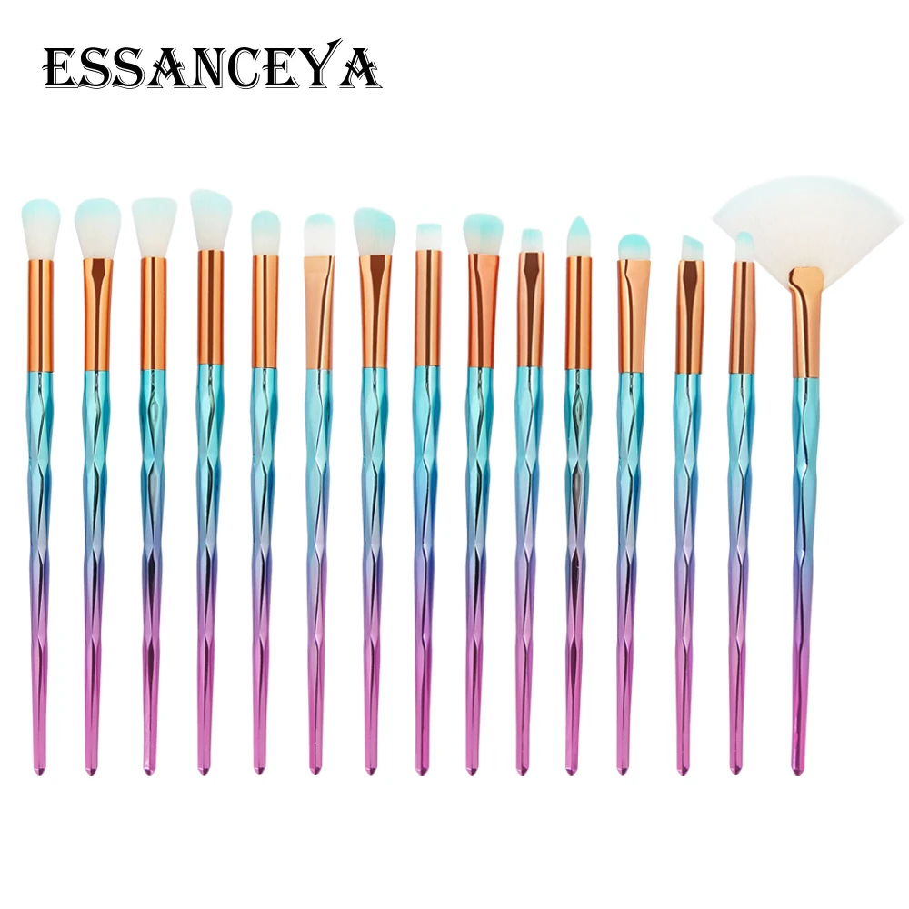 Essanceya 10/20 шт. кистей для макияжа высокого качества Набор теней для век макияж кисть для пудры, основы, глаз и губ тональный крем уход за кожей лица набор кистей для дезинфеции инструментов
