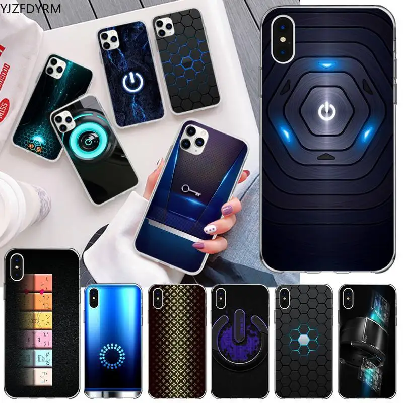 YJZFDYRM черная технология роскошный DIY чехол для телефона iPhone 11 pro XS MAX 8 7 6 6S Plus X 5S SE 2020