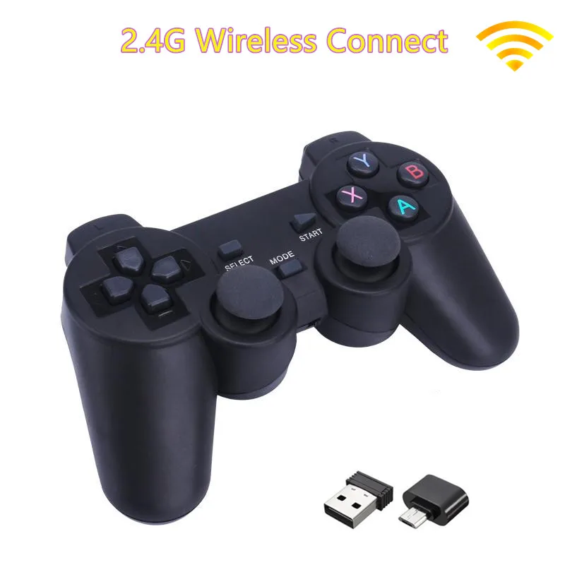 2,4G беспроводной геймпад для PS3/PC/Android/tv Box игровой контроллер Джойстик для телефона контроллер с Micro USB или type C