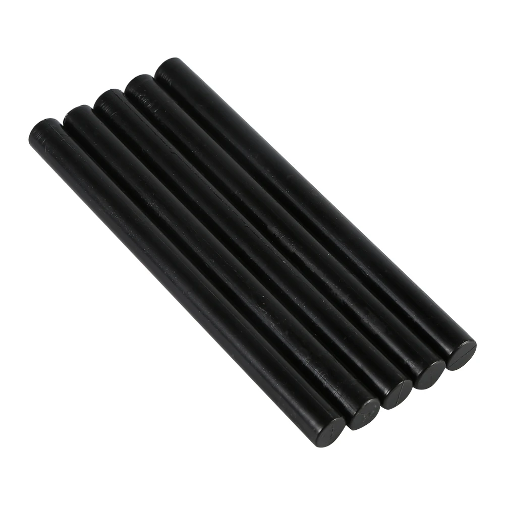 Черный 5pcs Seal Stamp Wax Sticks For Sealing Vintage Birthday Wedding Invitation Cards - Цвет: Черный