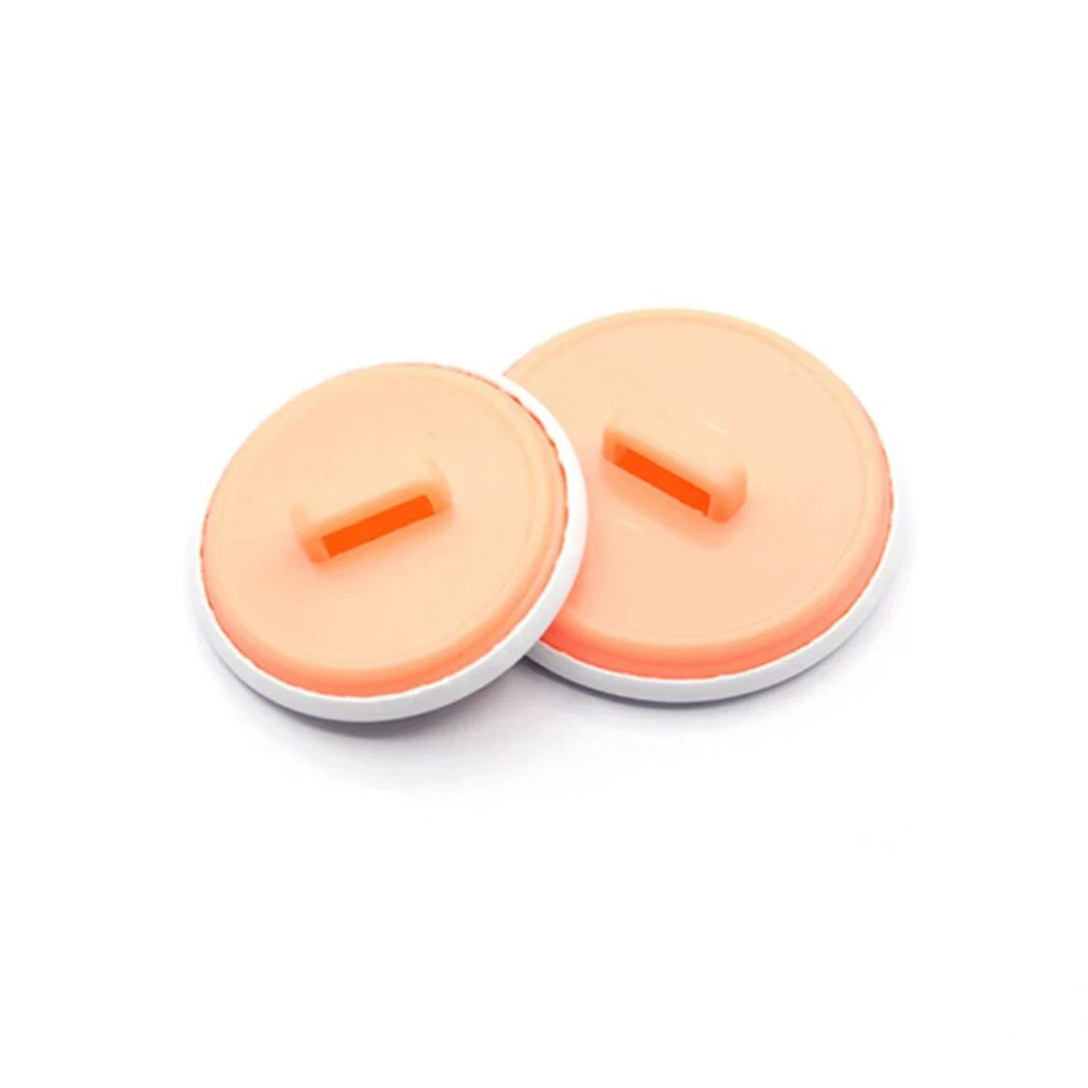 Badge Consumables badge parts button making supplies 100 Pcs/Set 25mm Romance Silicone Wristband Rubber Badge Machine DIY Blank Materials Accessories