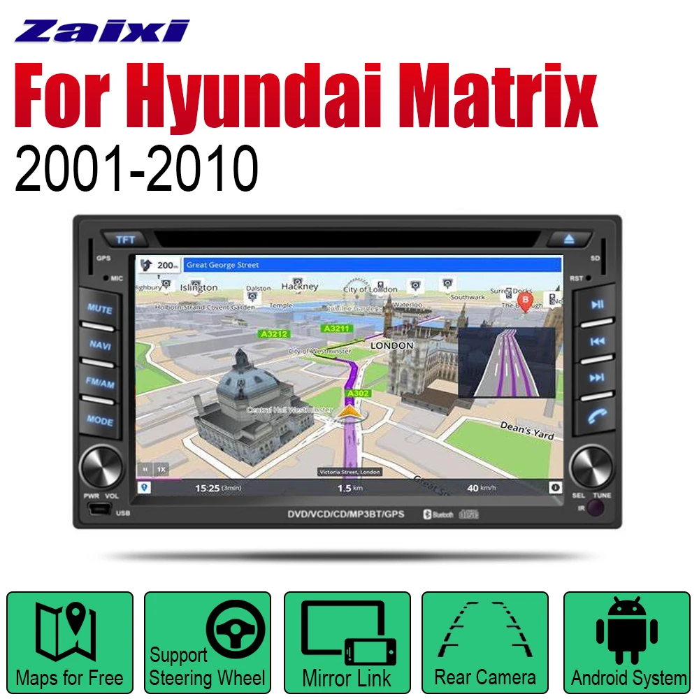 Android gps навигация Авто Радио DVD для hyundai Matrix 2001~ 2010 2 Din Автомобильный мультимедийный плеер система Радио стерео