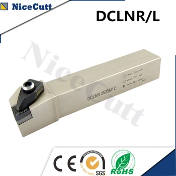 

Nicecutt DCLNR1616H12 DCLNL1616H12 External Turning Tool Holder for CNMG1204 insert Lathe Tool Holder Free shipping