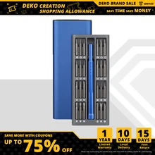  DEKO 2019 New Arrival  Precision Screwdriver Set, Magnetic Driver Kit, 49 in 1 S2 Steel Screwdriver Kit with 48 High-Precis 