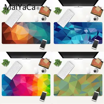 

MaiYaCa Colorsful Polygon pattern Comfort Mouse Mat Gaming Mouse Pad Large Deak Mat 700x300mm for overwatch/cs go