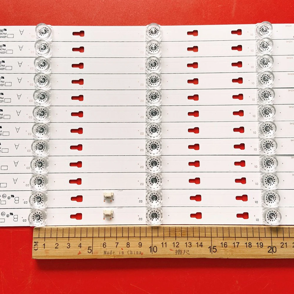 12/24pcs LED Backlight strip 3V For Haier 55\'\' LED55D06A-ZC15AG-04 TV Q55X31J LE55Q6500U  LED55D06A-ZC15AG-04 30355006205