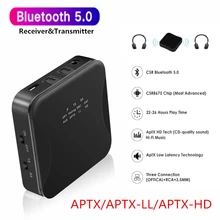 KEBIDU беспроводной Bluetooth 5,0 приемник передатчик CSR8675 HD AptX LL 3,5 мм Aux Jack/RCA/SPDIF для ТВ автомобиля RCA 3,5 аудио приемник