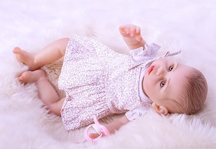 Полностью тело силиконовые куклы Beborn 43 см мягкие виниловые куклы реалистичные для принцессы для девочки куклы для продажи Этнические куклы ребенок день рождения Рождество