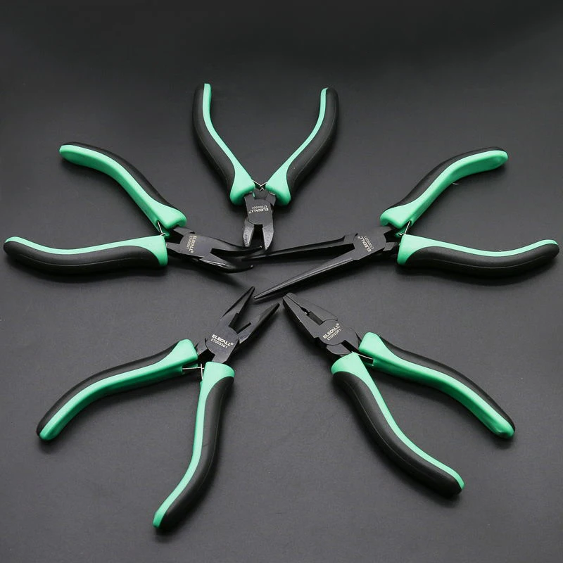 

ELECALL Multifunction Cutter Cutting Nippers Pliers Hardware Mini Tool Pliers Tweezers Clamps Multi-purpose green