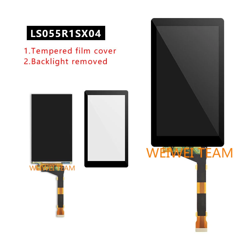 

Wisecoco 5.5 Inch Photon 3D Printer 2K LCD Screen LS055R1SX04 2560x1440 Quad-HD For Photon Printer Display +Tempered Glass Film