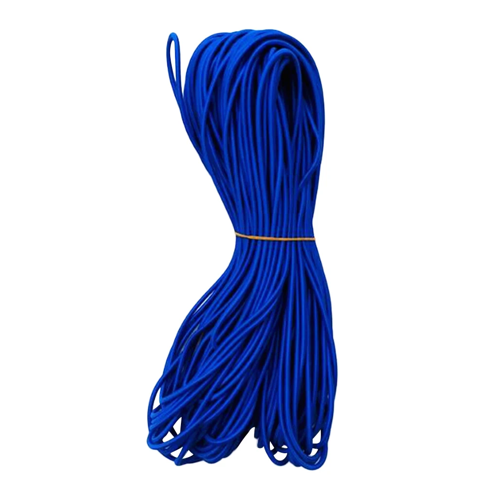 5mm 6mm Strong Elastic Bungee Shock Cord Rope Stretch String for Marine Boat 