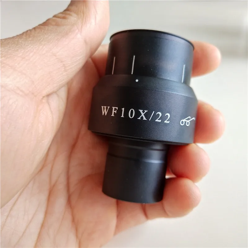 WF10X 22MM 23mm 24mm Adjustable High Eyepoint Wide Angle Biological Microscope Eyepiece Lens 23.2mm with Rubber Eye Guards Caps microscope eyepiece,stereoscopic microscope eyepiece