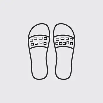 

2020 new summer sandals Boys and girls black slippers kids Hollow slippers