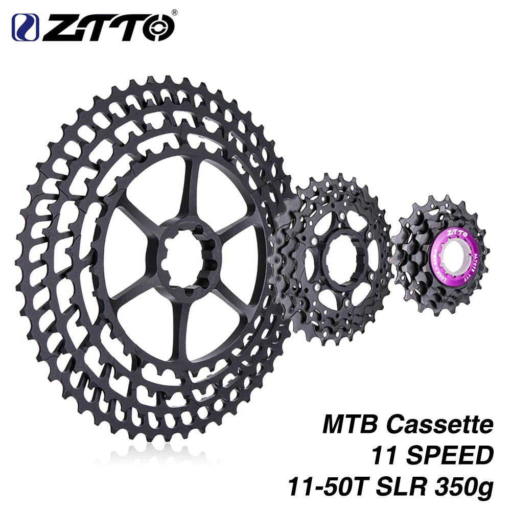 

Hot New MTB 11 Speed Cassette 11-50T Wide Ratio Ultra Light 350g CNC Freewheel Mountain Bike Bicycle Parts