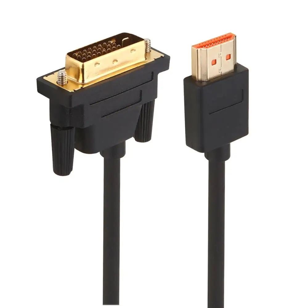 Кабель HDMI DVI адаптер конвертер Male to D 24 + 1 pin 1080P 3D видео кабель для HDTV DVD LCD Xbox