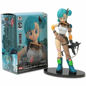 

7" Anime Sexy Figures Dragon Ball Z Budokai Bulma Golden Cat Sticker Original Version PVC Action Figure Toy BOX 17CM X767