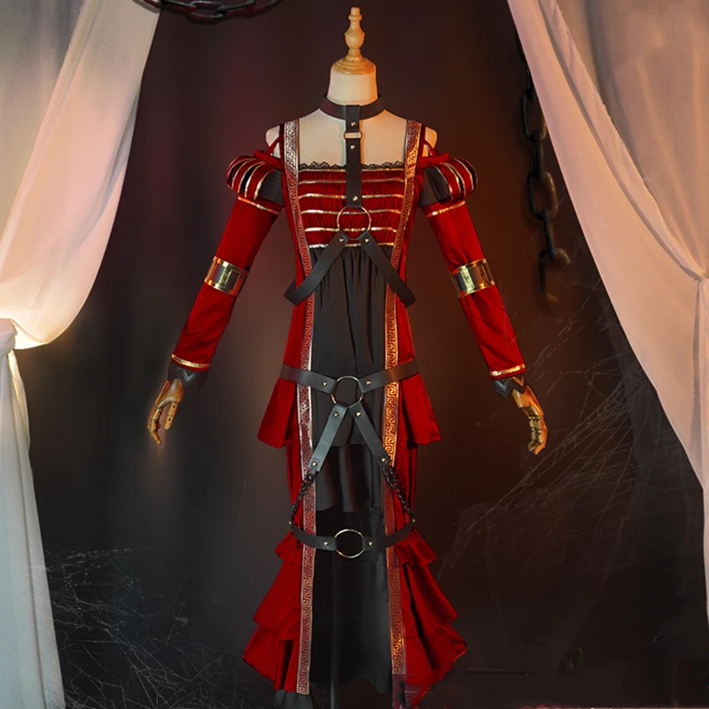 

Hot Game Identity V Cosplay Costume Regulator Sculptor GALATEA Cos Woman Uniform Clothes Set