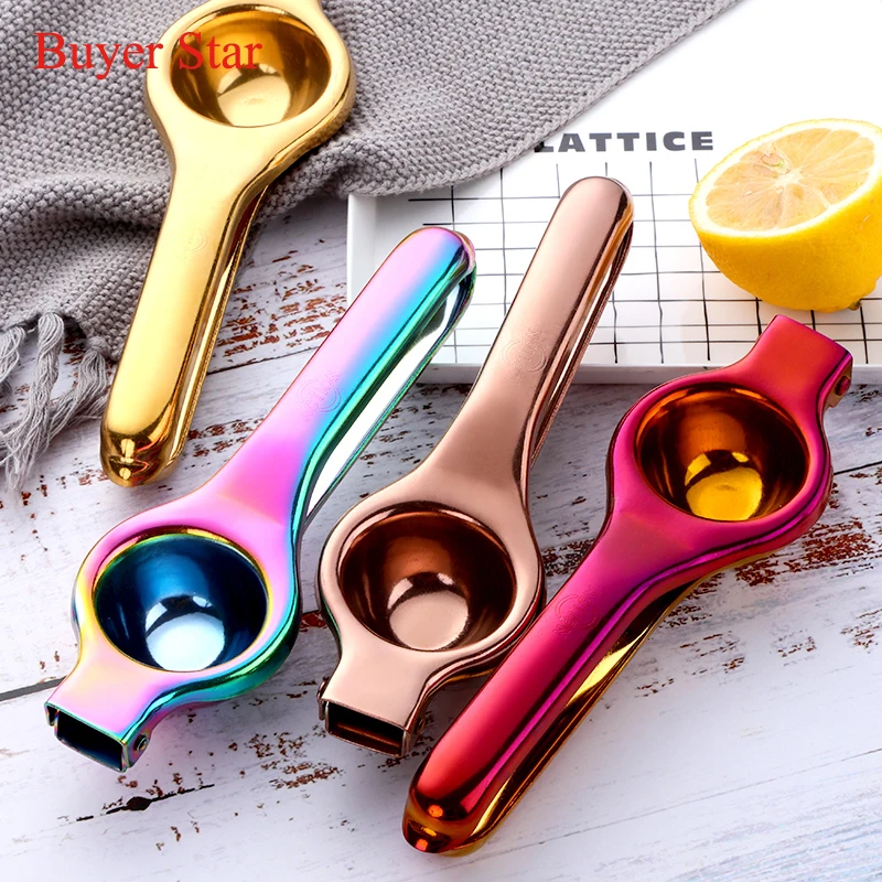 

1 PC Stainless Steel Citrus Fruits Squeezer Hand Manual Juicer Lemon Juicer Orange Squeezer Juice Fruit Pressing Kitchen Tools