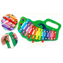 Деревянные выбить фортепиано Детские музыкальные орф-инструменты 8/12/15 музыкальная шкала ручной стук Ксилофоны дошкольного образования с развивающие игрушки