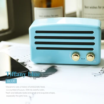 

T5 Retro Bluetooth Speaker Wireless Vintage Radio Mini subwoofer 3D Stereo Sound soundbar TF Card AUX Classic Speakers