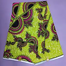 Mitex Печать Ткани Хлопчатобумажные для изготовления платьев юбки/африканские ткани Kitenge ткани африканская Pagne NAR-66