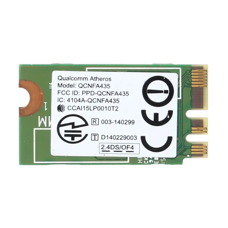 

Wireless Adapter Card for QCA9377 QCNFA435 802.11AC 2.4G/5G NGFF WIFI WLAN Card