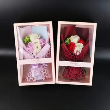 

Valentine's Day Gift Artificial Rose Soap Flower Golden Rose Gift Box For Girlfriend Mother's Day Birthday Gift