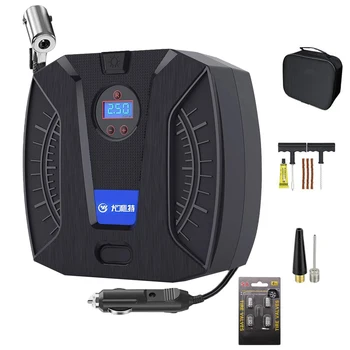 

Digital Tire Inflator Pump DC 12 Volt Car Portable Air Compressor Pump 150 PSI Auto Aire Pump for Car Motorcycle LED Light