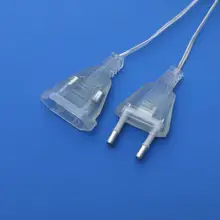 

AC power extension cable 110-220V EU/US plug extension cord for holiday low-power LED string lights, Christmas indoor lights