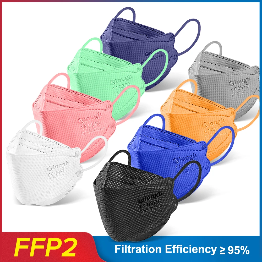 CE 0370 mask ffp2 children Mascarillas Kids KN95 Face Mask Protective Breathable Reusable Boys Girls 4 ply Mask fp2 niños 2