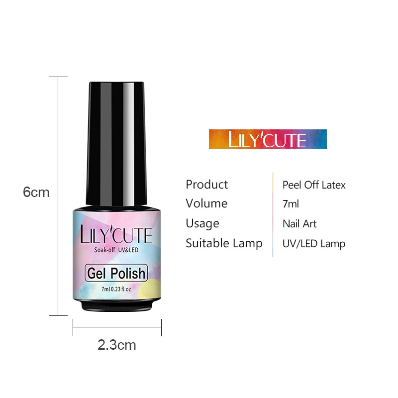 5/7ml Peel Off Latex Anti-freezing Cuticle Nail Skin Protector Top Base Matte Coat Odor-Free Nail Polish Art Latex nail polish