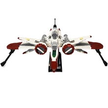 

MOC Interstellar ARC-170 Fighter Building Blocks Set Space Wars Airplane Battle Plane Interceptor Bricks Toys For Children Gifts