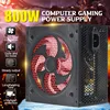 NEW 800W Gaming PC Power Supply PFC Silent Fan ATX 20+4pin 12V PC Computer SATA Gaming PC Power Supply For Intel AMD Computer 1