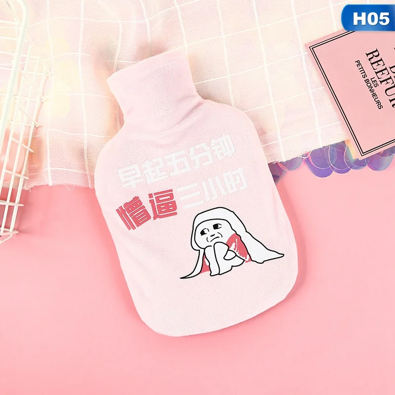 Мини-бутылка для горячей воды Note теплая вода мультфильм теплая сумка для воды Плюшевые Милые Портативные Детские руки грелка
