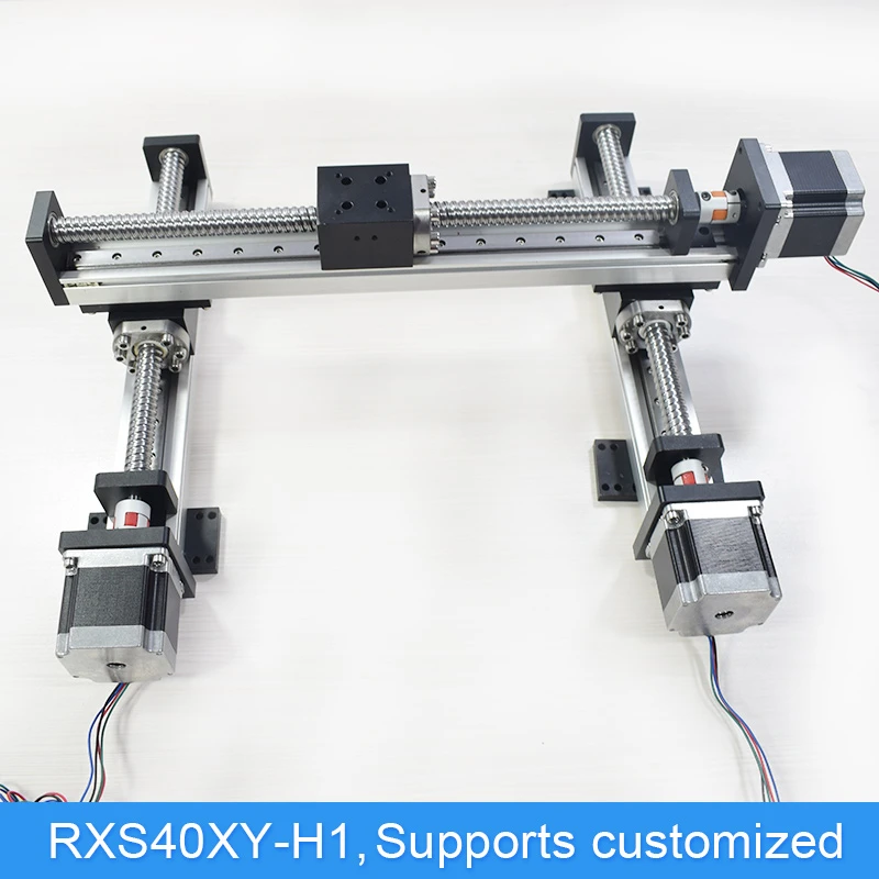 Rxs 40 Xy テーブルガントリリニアモジュールロボットアームロッドボールねじガイドスライドテーブルモーションレールアクチュエータ電動ルータ Linear Guides Aliexpress