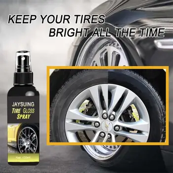 

Car Tire Gloss Spray Car Wax Polish Spray Car Tire Shine Plastic Restorer Retreading Agent