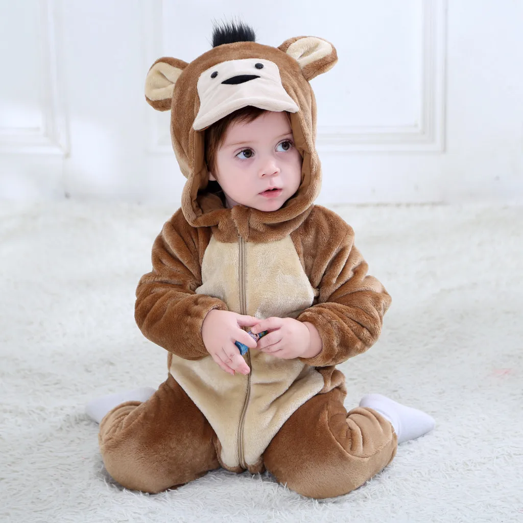 Bebes/маскарадная Одежда для маленьких мальчиков и девочек с изображением животных