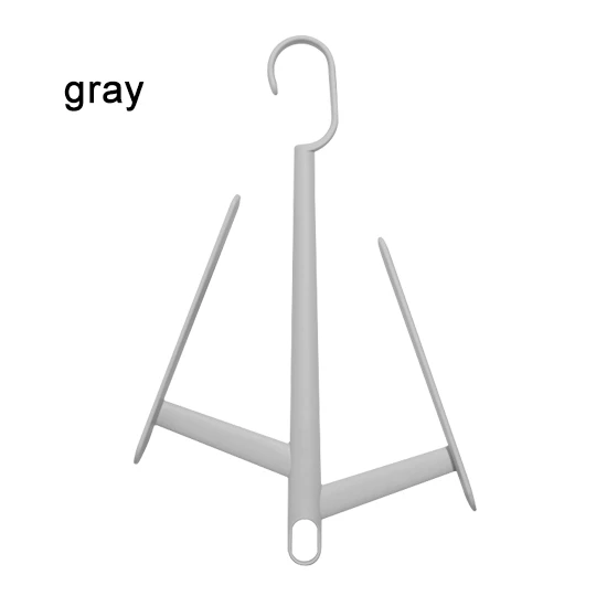 gray Ветрозащитная обувь подвесной крючок многофункциональная Складная полка вешалка для обуви Балконная сушилка для обуви Подставка для дома держатели для вещей - Цвет: gray