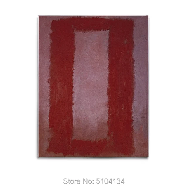 Famous Oil Painting on Canvas Abstract Mark Rothko Canvas Painting Modern Decor Wall Art Oil Painting for Home Decor No frames