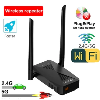 

Wireless repeater 2.4G/5G Signal Repeater wifi extender high gain High Speed 802.11b/n/g/c RJ45 adapter 1200Mpbs/300Mbps Booster